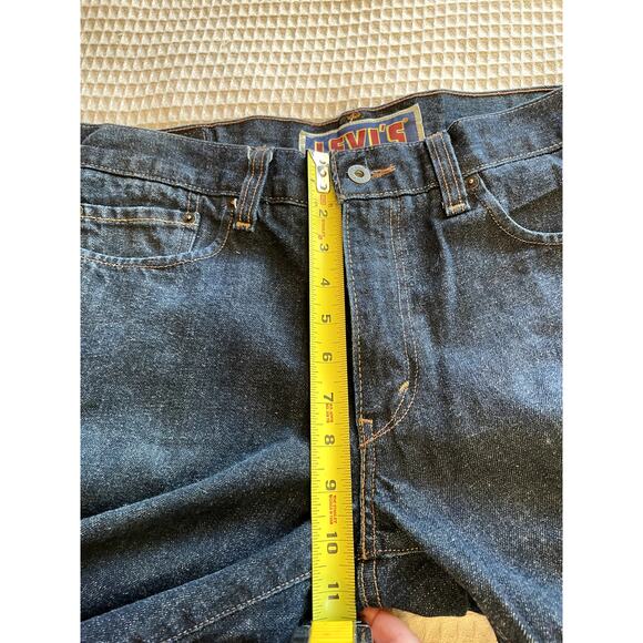 Levi's Y2K Style Skinny 511 Dark Wash 100% Cotton Mens Jeans 36W/32L Retro Denim - Picture 5 of 13